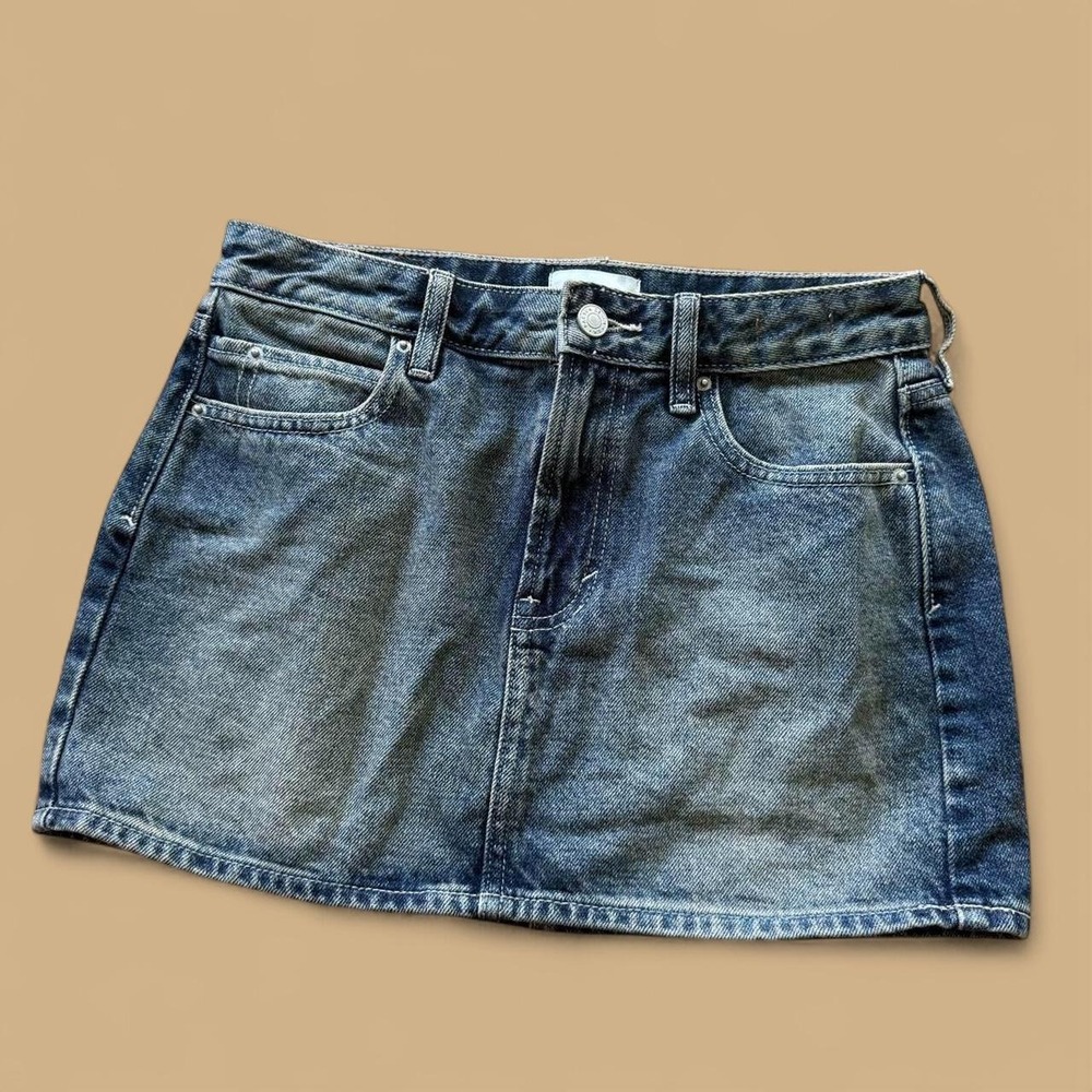 PacSun Women's Bella Mid-Rise Denim Mini Skirt Size 24